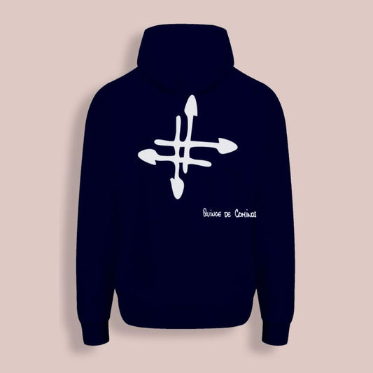 Hoodie Negro «Quince de Caminos»